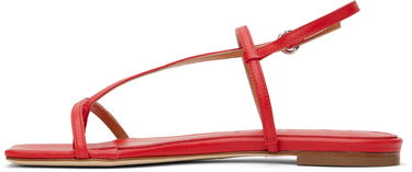 Аксесоари Aeyde Aeyde Ella Leather Toe-Post Sandals Червено | A11-FS-BRNS08FL21-SS25-406-007, 2