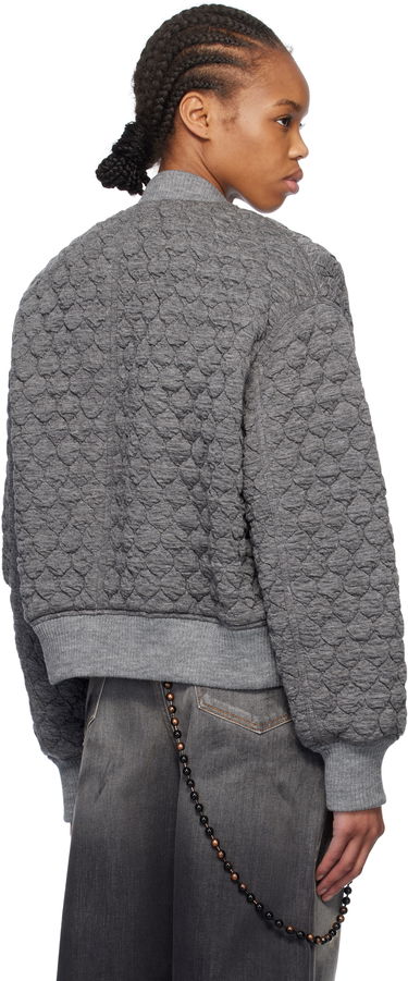 Яке бомбър We11done We11done Quilted Bomber Jacket Сиво | WD-JP0-25-070-W-MG, 2