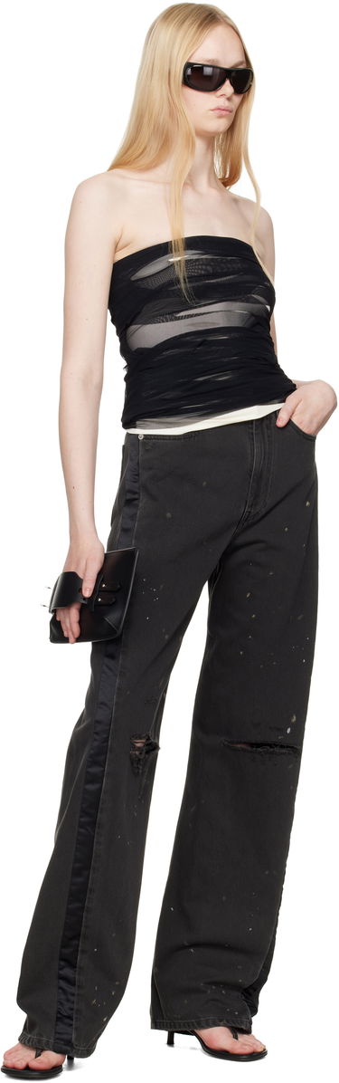 Дънки Maison Margiela MM6 Maison Margiela 5 Pockets Distressed Jeans Черно | S62LB0190 M30011, 3
