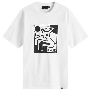 Тениска By Parra Parra Ball Sports T-Shirt, Size Large Бяло | 53221-WHT, 1