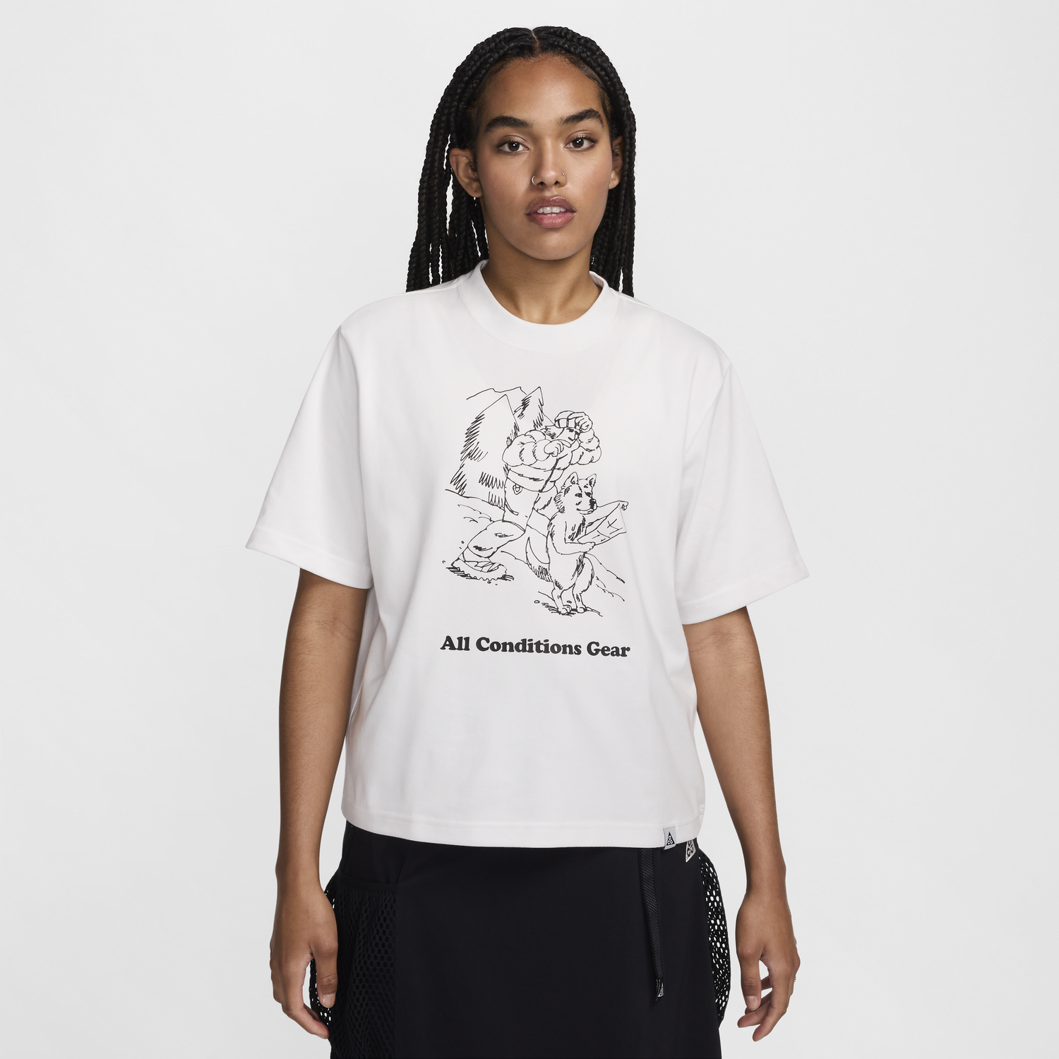 Тениска Nike ACG Graphic Tee Бяло | FV7325-121, 0