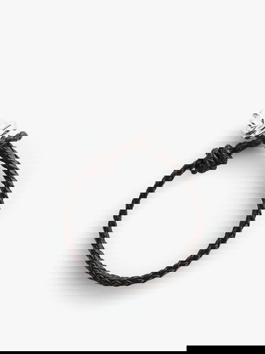 Гривна Bottega Veneta Braided Leather Bracelet Кафяво | 815938V507C1139, 1