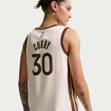 Фланелка Nike Stephen Curry Golden State Warriors City Edition NBA Swingman Jersey Бежово | HM5981-123, 2