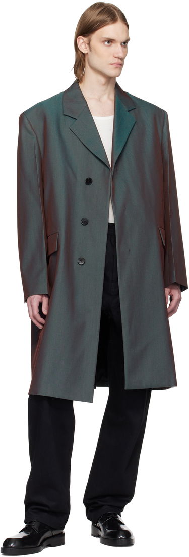 Палта Jil Sander Jil Sander Cavalry Twill Coat Зелено | J21AA0192_J40221, 3