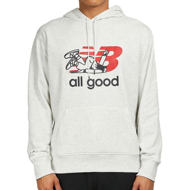 Суитчър New Balance Athletics Seb Curi Hoodie Сиво | MT23552_SAH, 0
