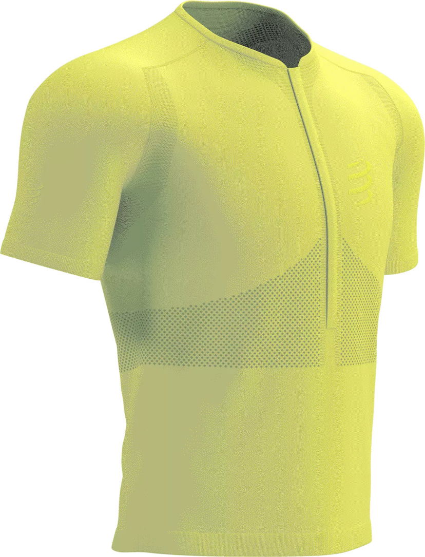 Тениска Compressport Trail Fitted SS Top Жълто | am00003b6019
