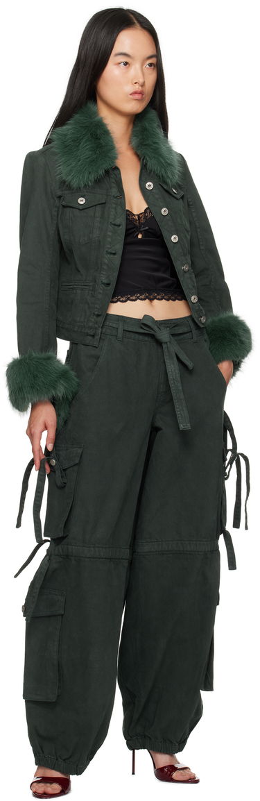 Карго панталони GUIZIO Guizio Anais Cargo Pants Зелено | F24203W100, 3