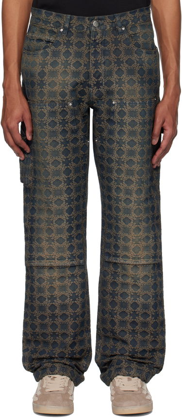 Карго панталони AMIRI Amiri MA Quad Jacquard Carpenter Jeans Синьо | AMDNGH1064, 0