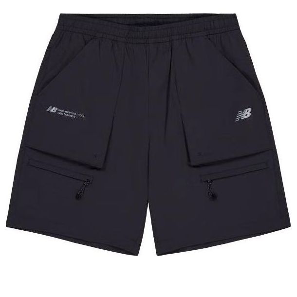 Къси панталони New Balance Woven Cargo Shorts Черно | NVE24141-BK, 0