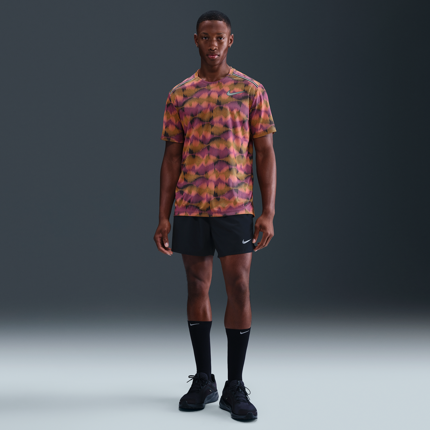 Тениска Nike Nike Miler Short Sleeve Running T-Shirt Многоцветен | IM2082-068, 1