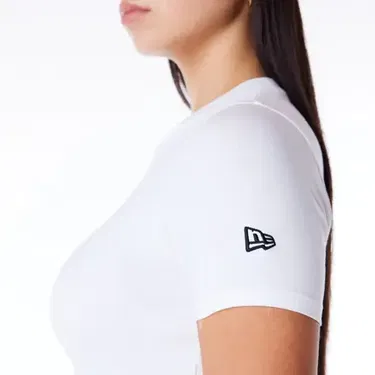 Тениска New Era Slim Tee T-Shirt Бяло | 60564942, 2