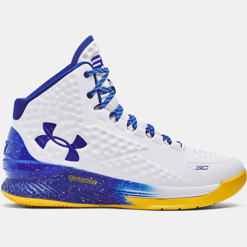 Кецове и обувки Under Armour Curry 1 Retro Dub Nation Бяло | 3024397-101, 0