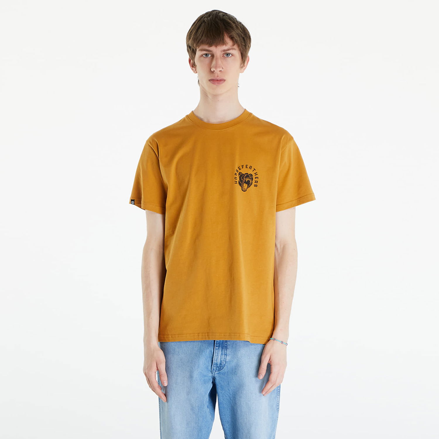 Тениска Horsefeathers Roar II T-Shirt Spruce Yellow Жълто | SM1340A, 0
