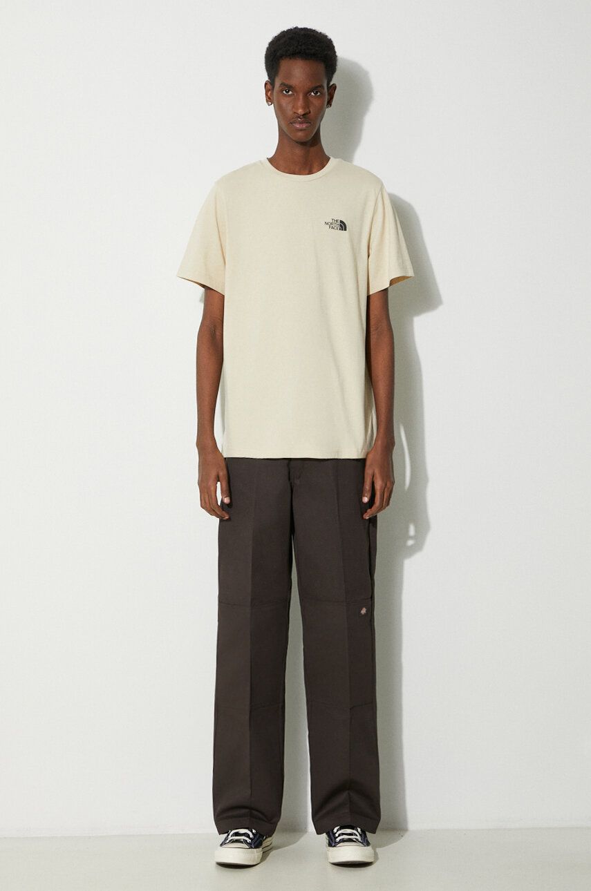 Тениска The North Face Simple Dome T-Shirt Бежово | NF0A87NG3X41, 1
