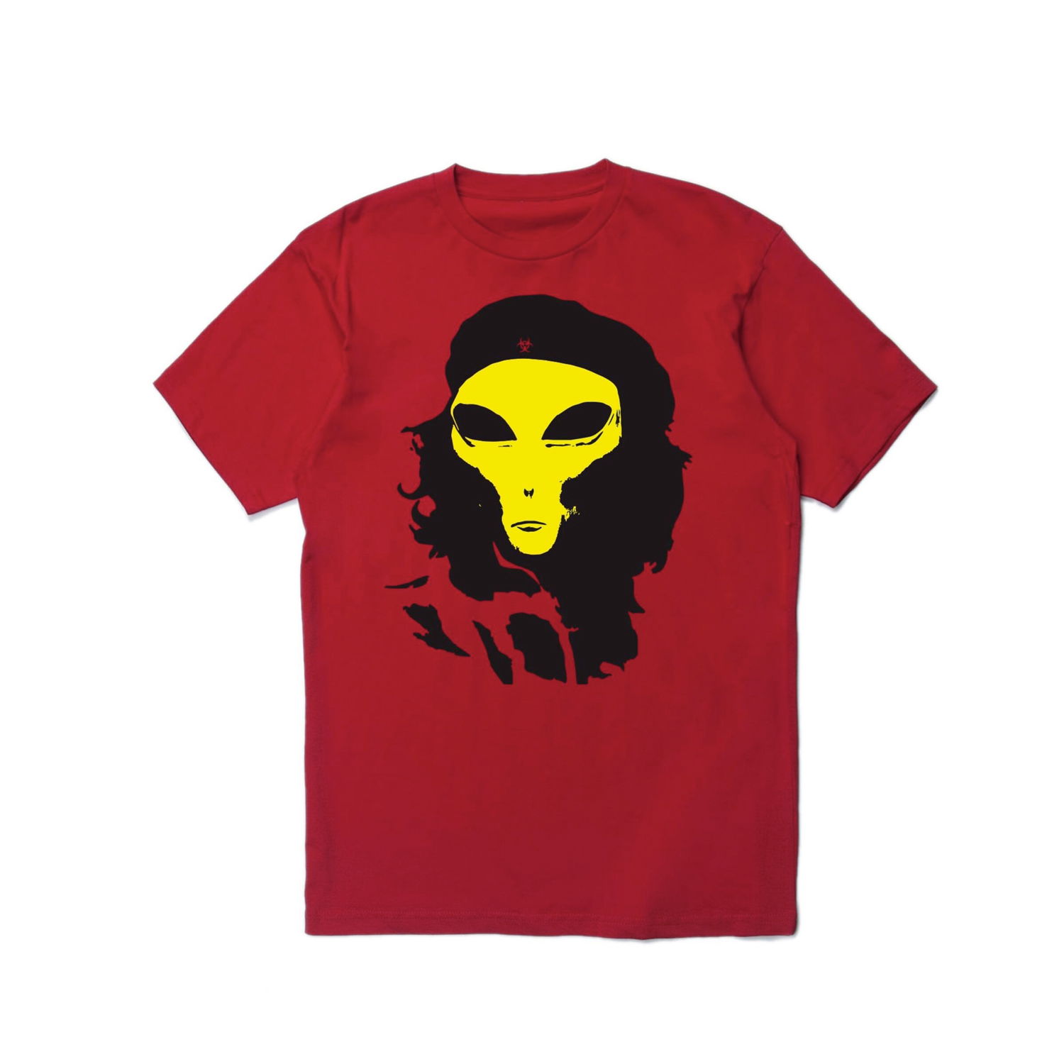 Тениска Pleasures Alien Tee Червено | P22W057-RED, 0