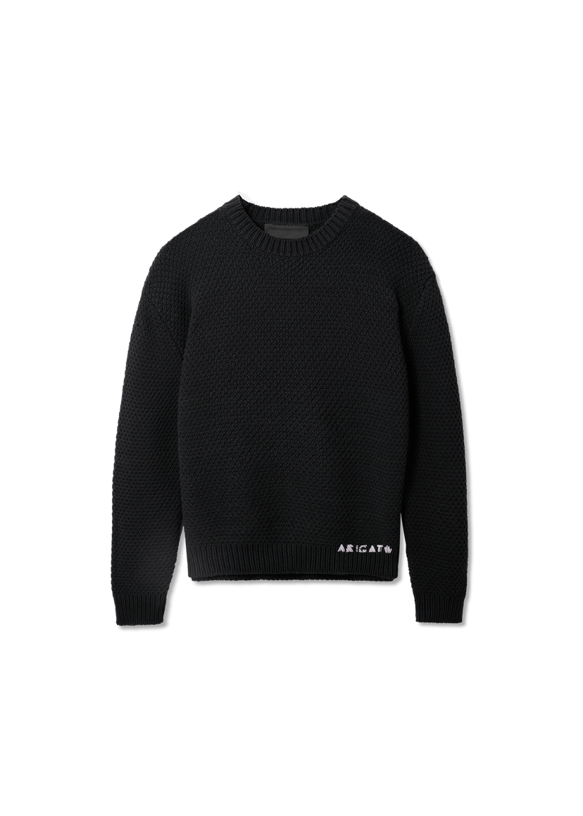 Пуловер AXEL ARIGATO Block Knit Crew Neck Sweater Черно | A3331003