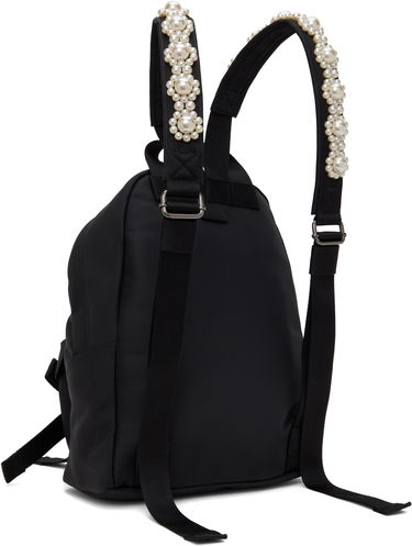 Раница Simone Rocha Simone Rocha Beaded Utility Bow Backpack Черно | BAG179TB 0761, 2