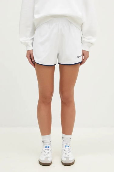 Къси панталони Sporty & Rich Serif Logo Shorts Бяло | SH010S406SW, 0