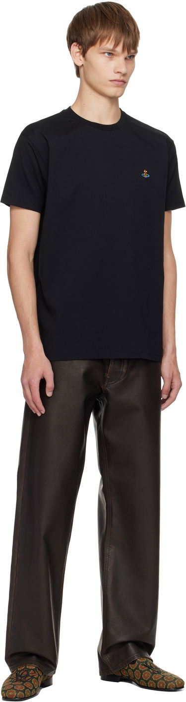 Тениска Vivienne Westwood Vivienne Westwood Classic Orb T-Shirt Черно | 3G010013-J001M-, 3