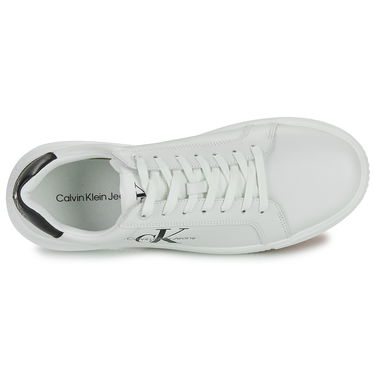 Кецове и обувки CALVIN KLEIN Shoes (Trainers) Jeans CHUNKY CUPSOLE MONO LTH Бяло | YM0YM00681-0LD, 4