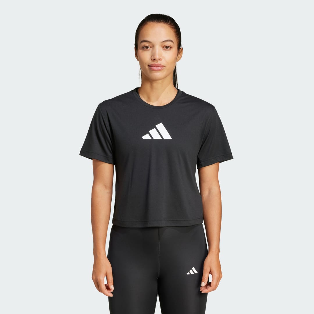 Тениска adidas Performance Train Essentials Big Logo Performance Черно | JG8614, 0