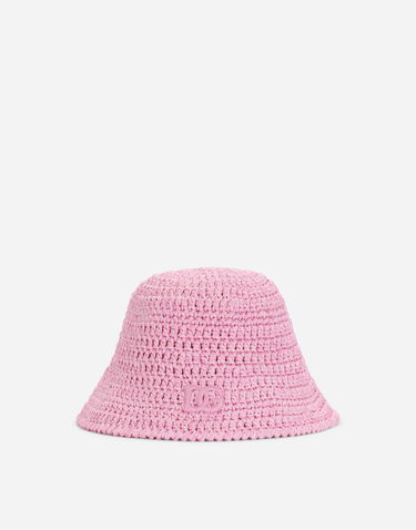 Шапка Dolce & Gabbana Dolce & Gabbana Crochet Bucket Hat Розово | LBKH85JACV2S9000, 0