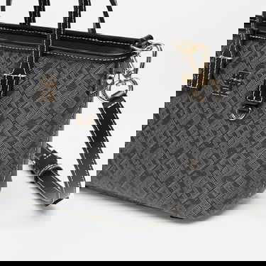 Голяма пазарска чанта Tommy Hilfiger Th Monoplay Le Nano Tote Сиво | AW0AW17717 BDS, 2