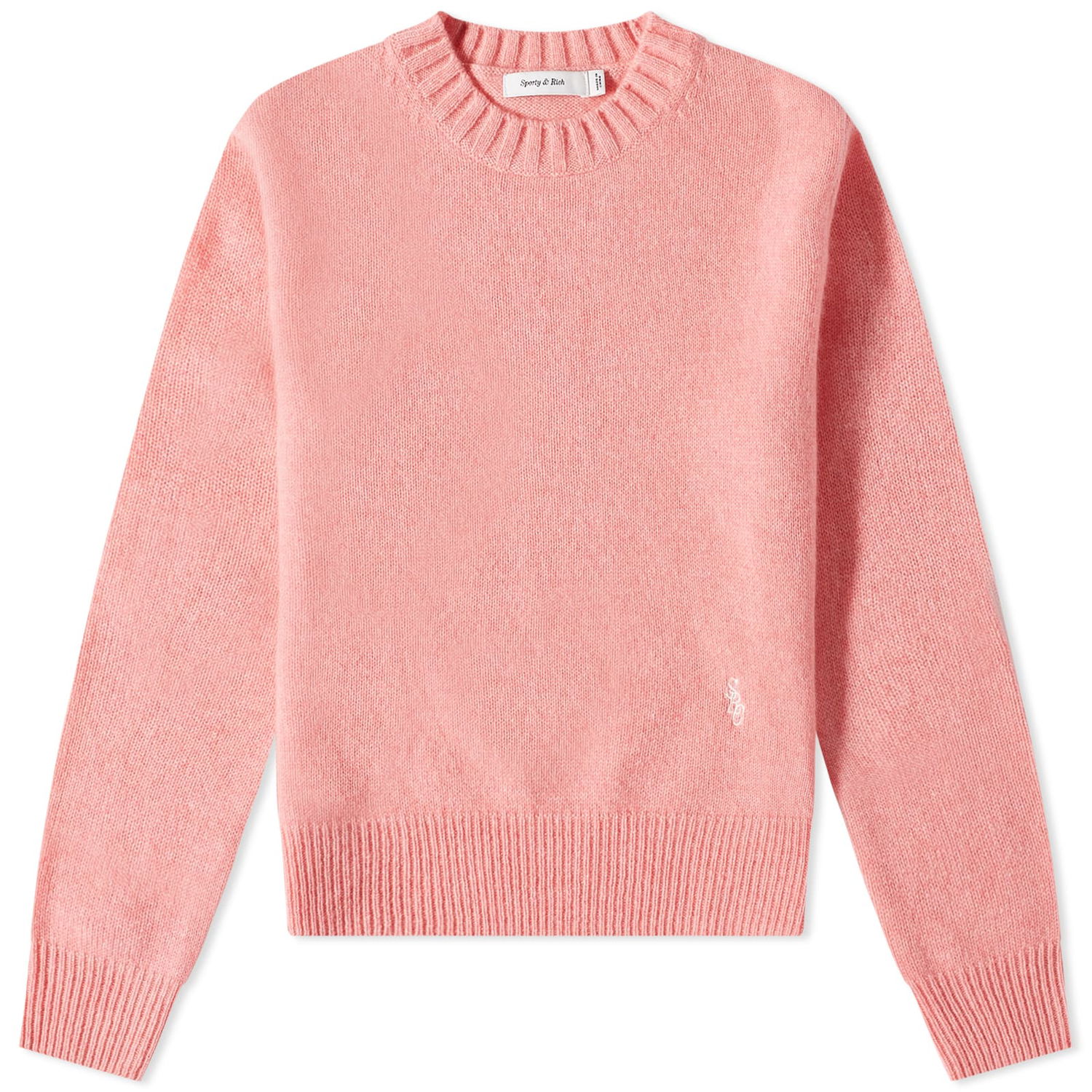 Пуловер Sporty & Rich Itzel Cashmere Crew Knit Розово | CR731PK, 0