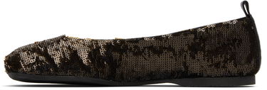 Облекло JW Anderson JW Anderson All-Over Sequin Ballerina Flats Кафяво | BL0034-FA0424, 2