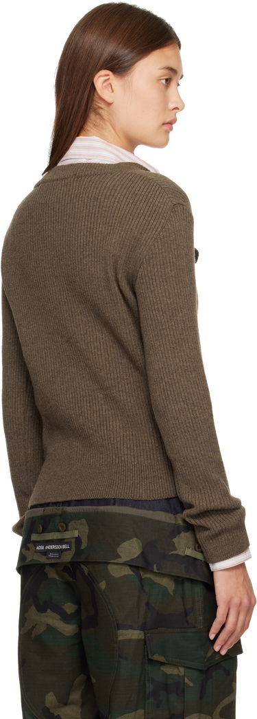 Пуловер Andersson Bell Hand Stitched Basic Cardigan Кафяво | atb1400w, 2