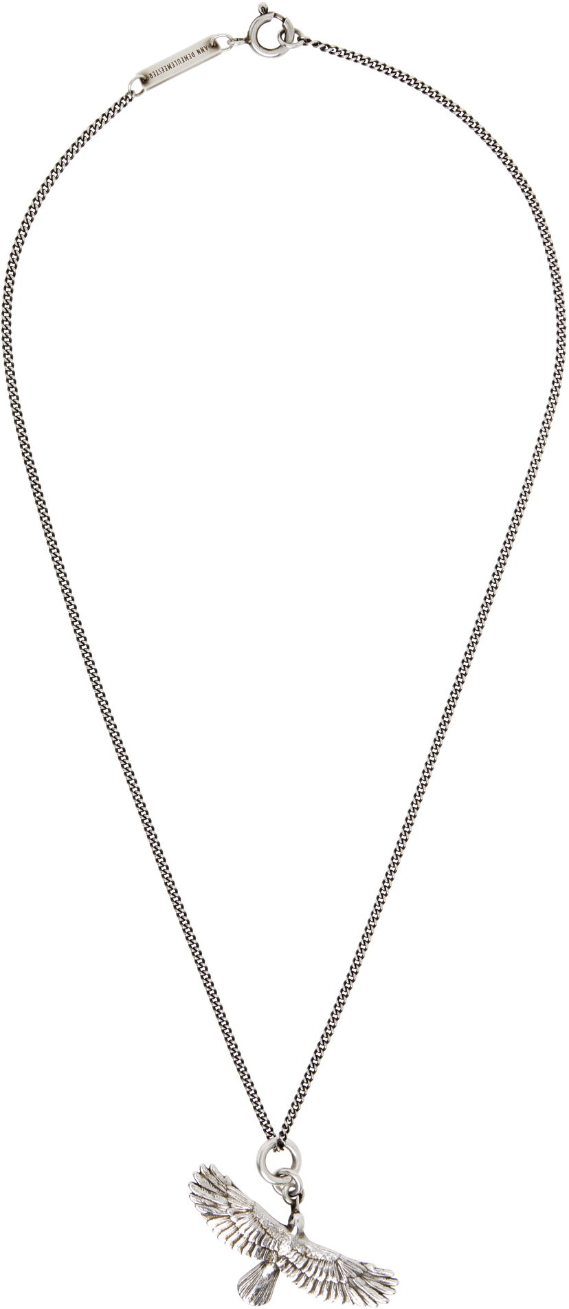 Колие Ann Demeulemeester Ann Demeulemeester Silver-Tone Bertin Crow Pendant Necklace Металик | B0012973-JW020-070