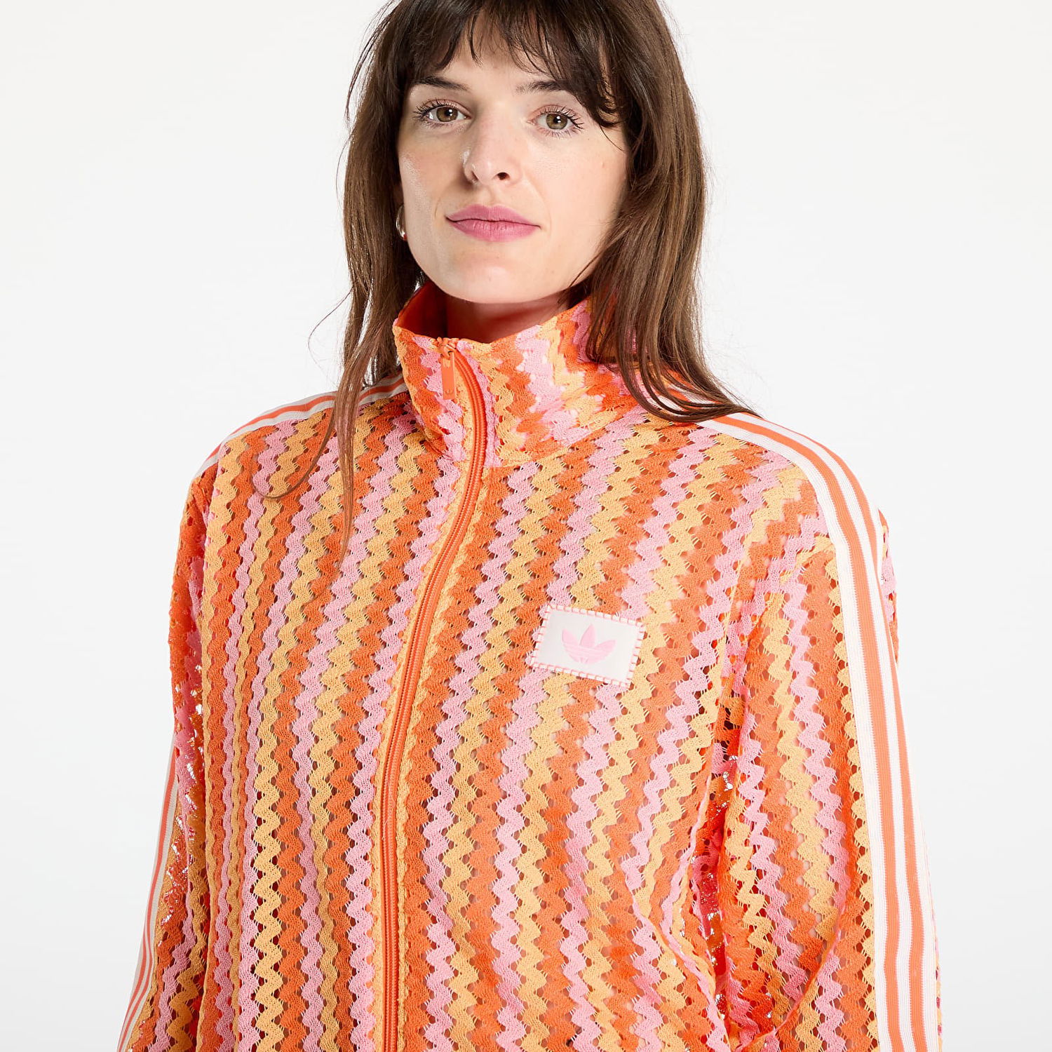 Ветровка adidas Originals adidas Originals Summer Glow Firebird Track Jacket Оранжево
 | KC0748, 1