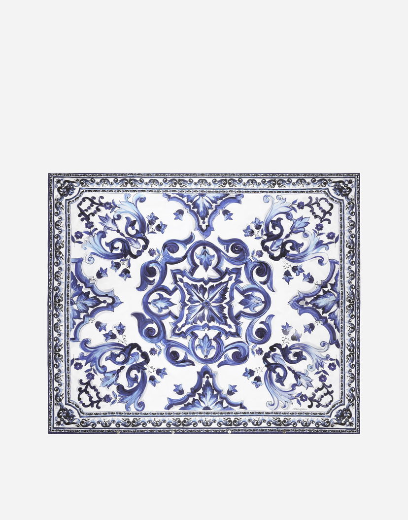 Аксесоари Dolce & Gabbana Dolce & Gabbana Cotton Sateen Duvet Cover Синьо | TCE049TCAKFUB011