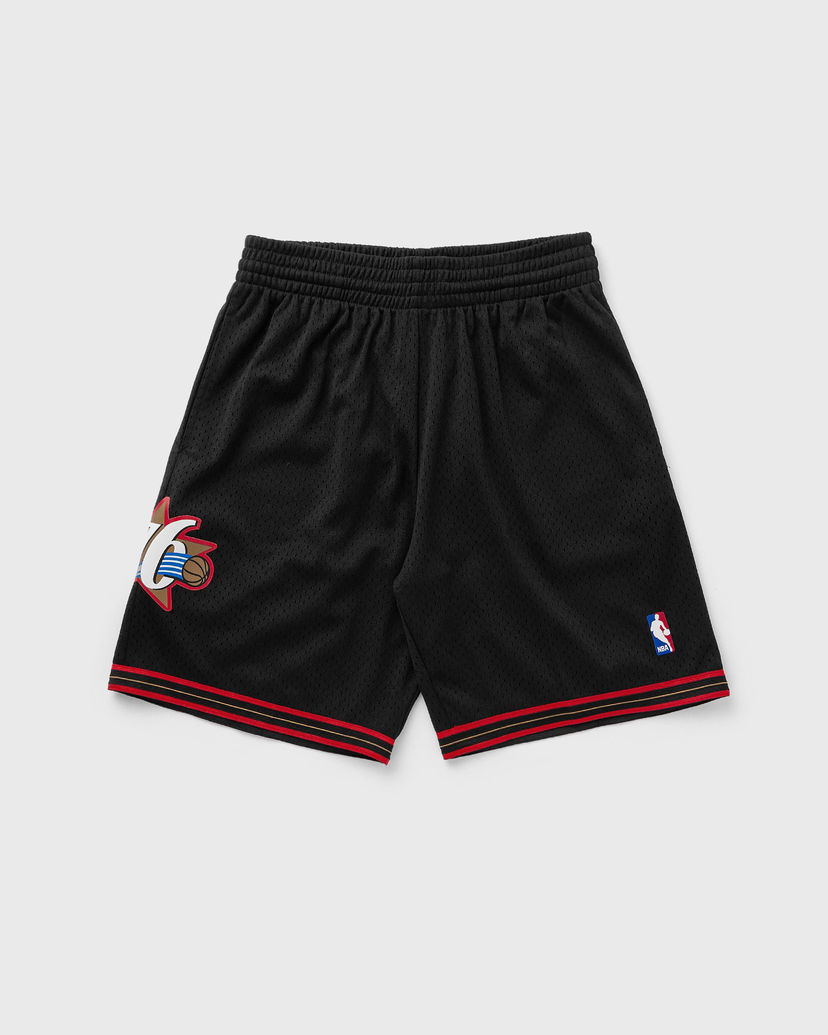 Къси панталони Mitchell & Ness NBA Swingman Shorts Philadelphia 76ers Road 2000-01 Черно | SMSHGS18248-P76BLCK00