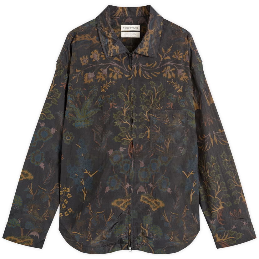 Риза A Kind of Guise A Kind of Guise Alvaro Atelier Shirt, Flower Carpet Print Кафяво | 155-14401-684