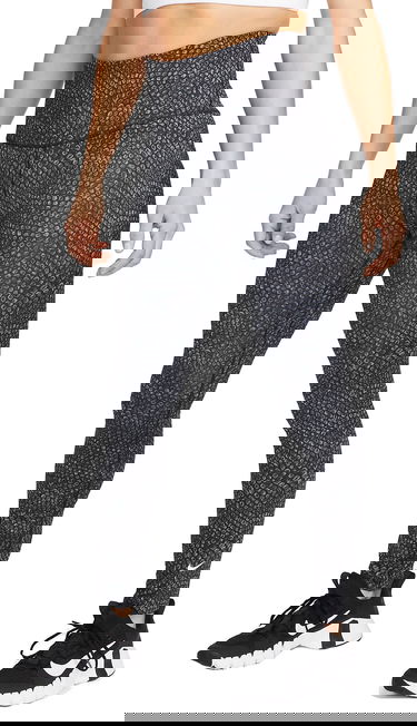Клинове Nike One High-Waisted 7/8 Printed Leggings Черно | dx0162-010, 0