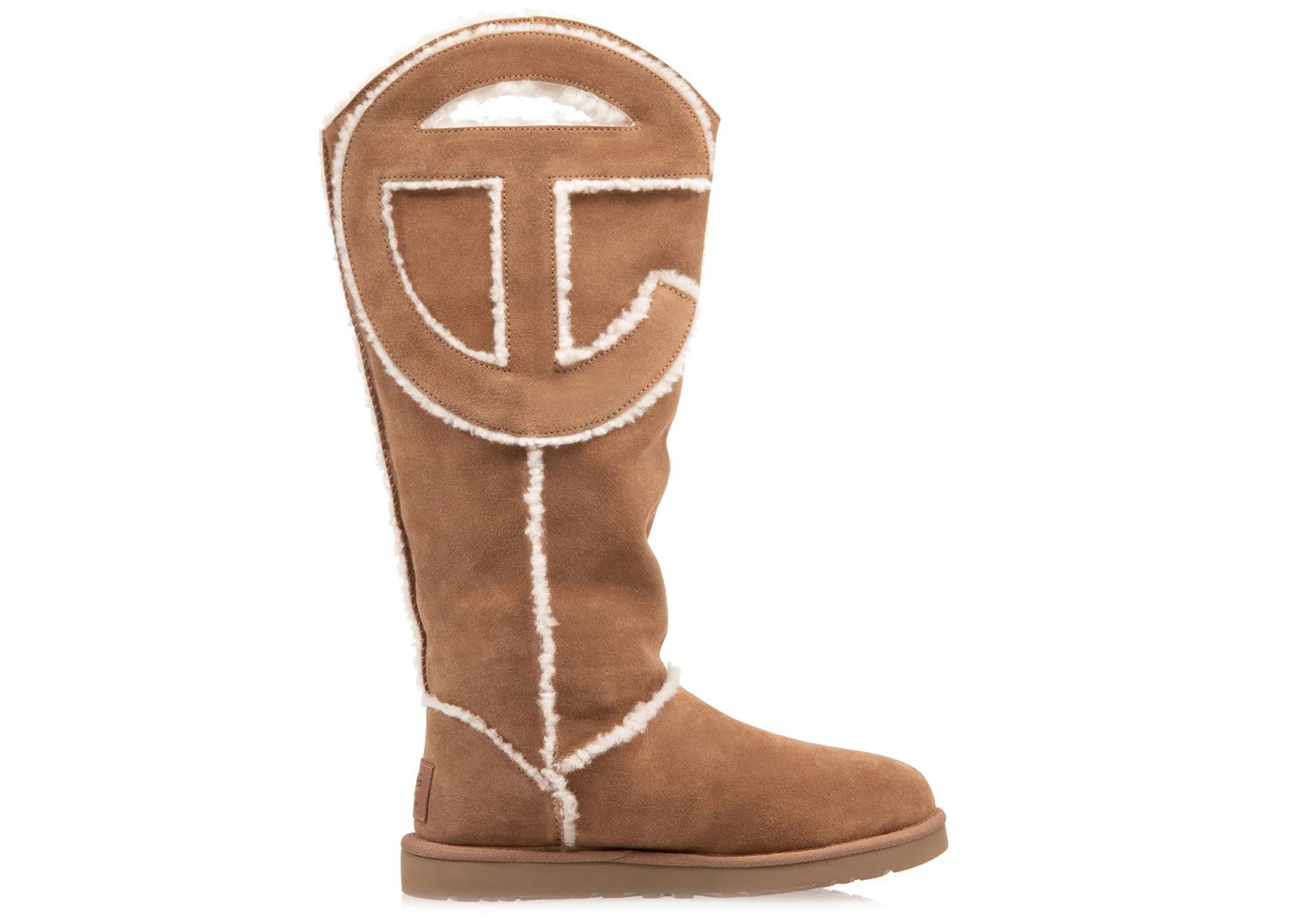 Кецове и обувки UGG Telfar x Logo Tall "Chestnut" Кафяво | 1155870-CHE, 0