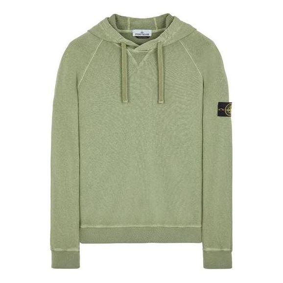 Суитчър Stone Island Patch Hoodie Зелено | 781562160-V0155