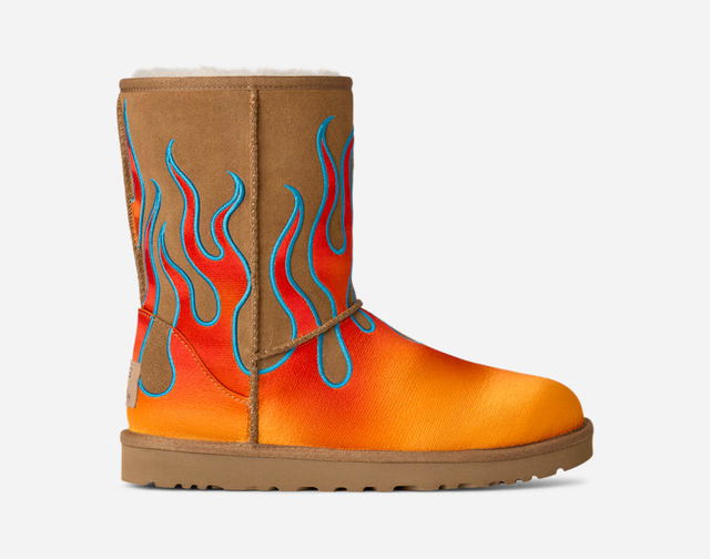 Jeremy Scott Classic Short Flame Boot