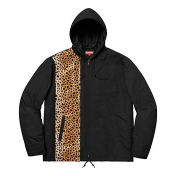Ветровка Supreme Supreme Cheetah Hooded Station Jacket Черно | SUP-SS19-617, 0