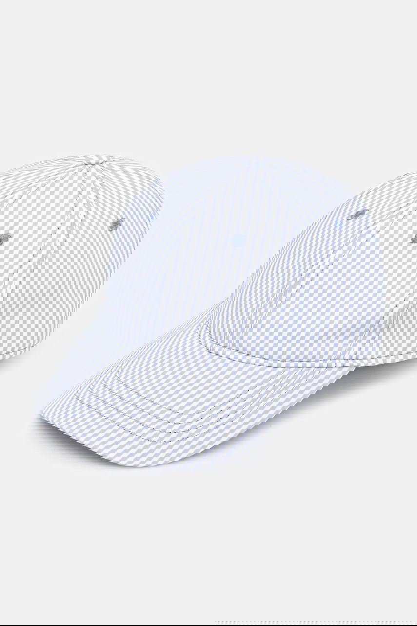 Шапка с козирка Fiorucci Fiorucci Striped Tie Ribbon Baseball Cap Синьо | W02SMAHA398CJ01BL07, 0