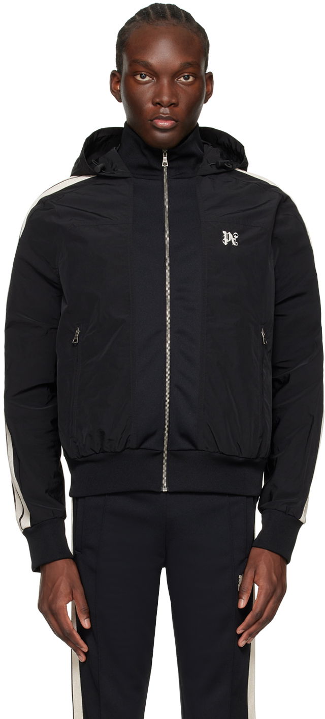 Яке Palm Angels Monogram Jacket Черно | PMEA267R24FAB0011003, 0