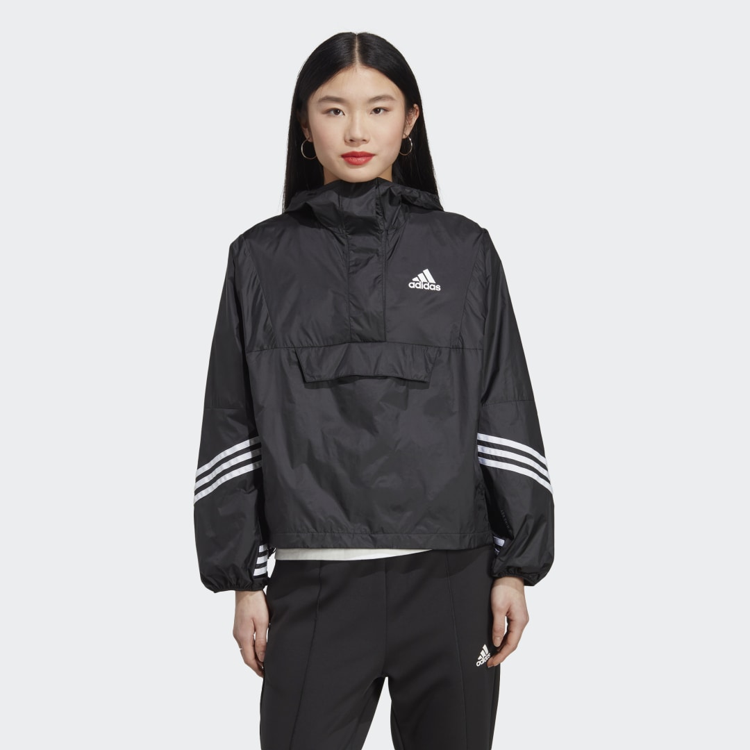 Ветровка adidas Originals WIND.RDY Hooded Anorak Черно | HT8720, 0
