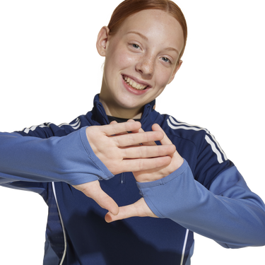 Суитчър adidas Performance Adidas TIRO25C Training 1/4 Zip Top Синьо | ji6545, 1