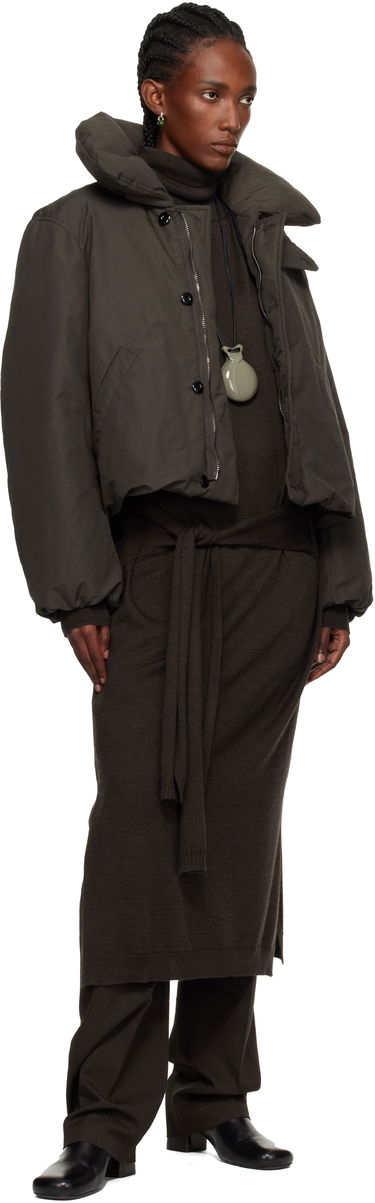 Пухо яке LEMAIRE LEMAIRE Short Puffer Blouson Down Jacket Кафяво | OW1151 LF1019, 3