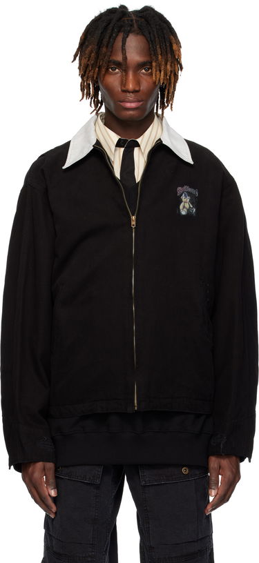 Яке We11done We11done Punk Teddy Work Jacket Черно | WD-JK0-25-040-U-BK, 0
