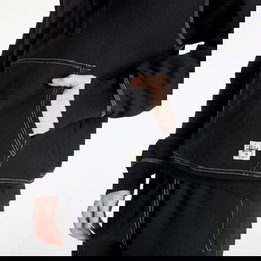 Суитчър Stüssy Contrast Stitch Label Hoodie Черно | 118459 black22, 2