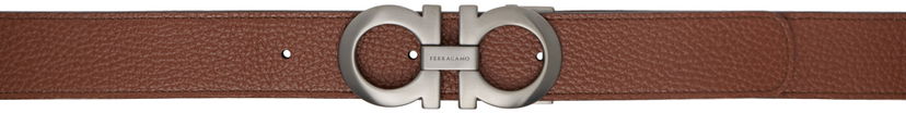 Колани FERRAGAMO Reversible Leather Belt Кафяво | 759044