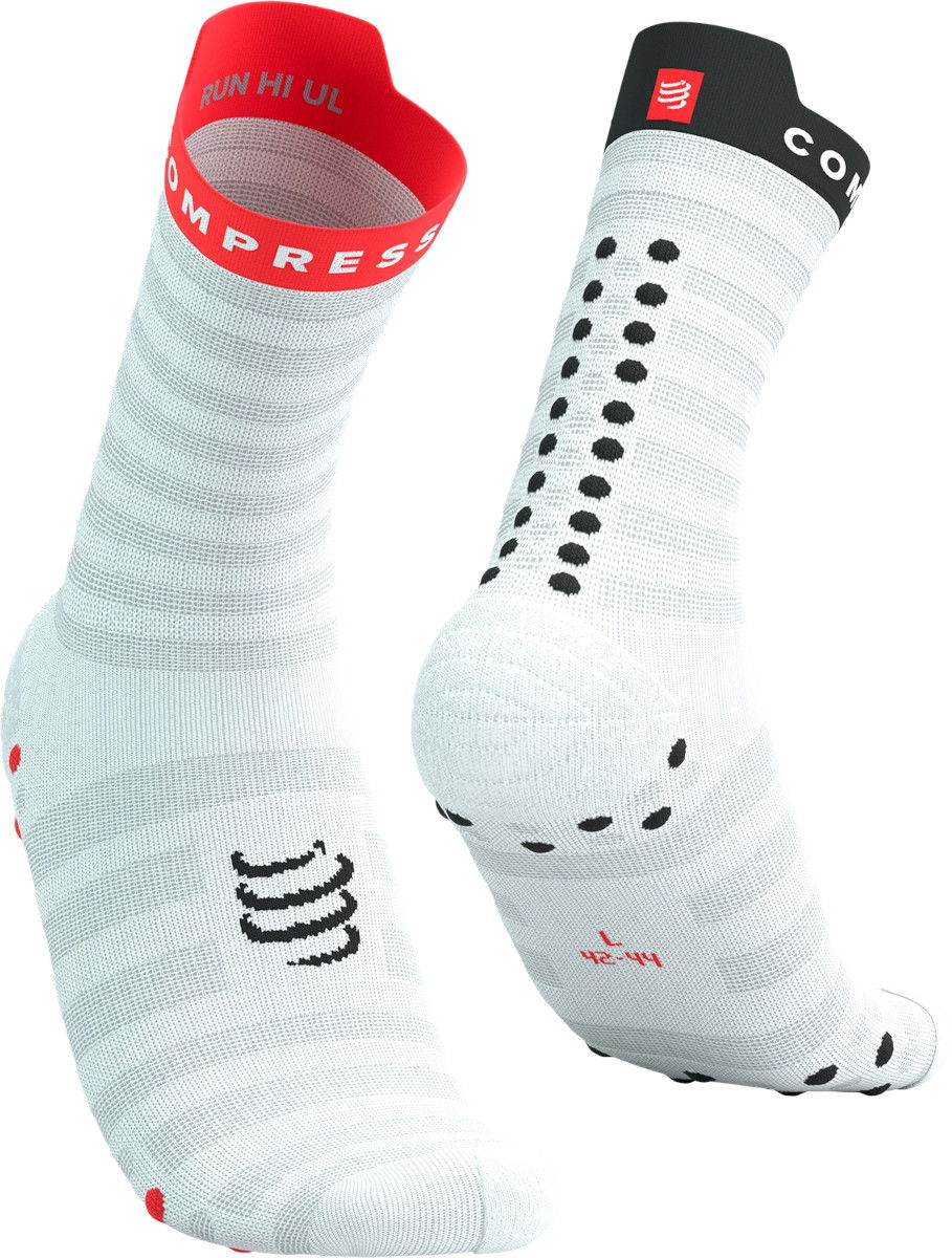 Чорапи Compressport Pro Racing Socks v4.0 Ultralight Run High Compression Socks Бяло | xu00050b004, 0
