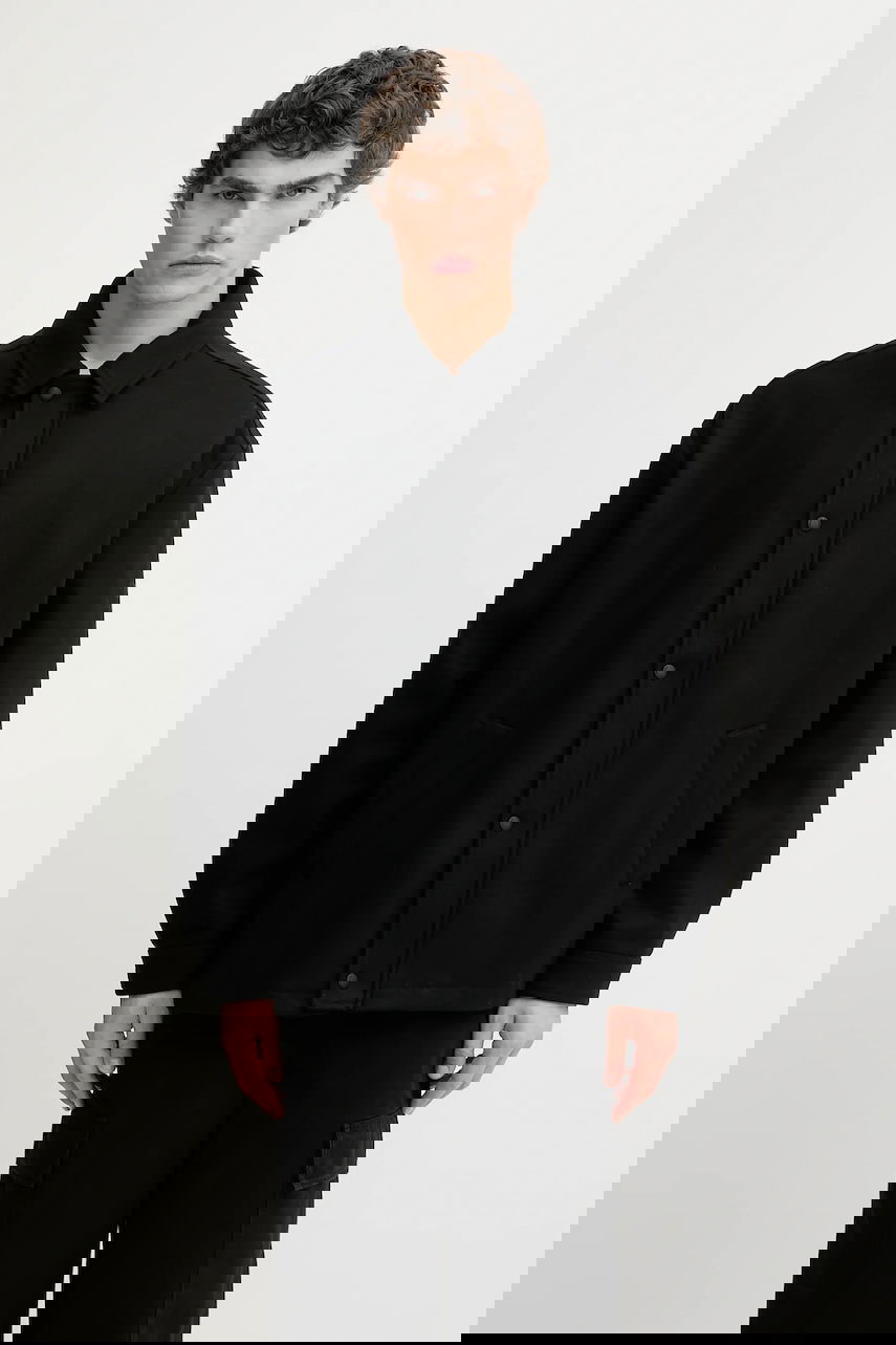 Яке MAISON KITSUNÉ Maison Kitsuné Casual Oversize Wool Blend Jacket Черно | PM00409WM2023, 0